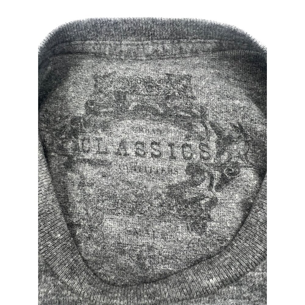 Vintage Bronson Howard Academy British Flag Union Jack Graphic Soft Gray T-Shirt - Picture 11 of 16